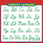 Cursive Alphabet Sheet Reference Page For Students