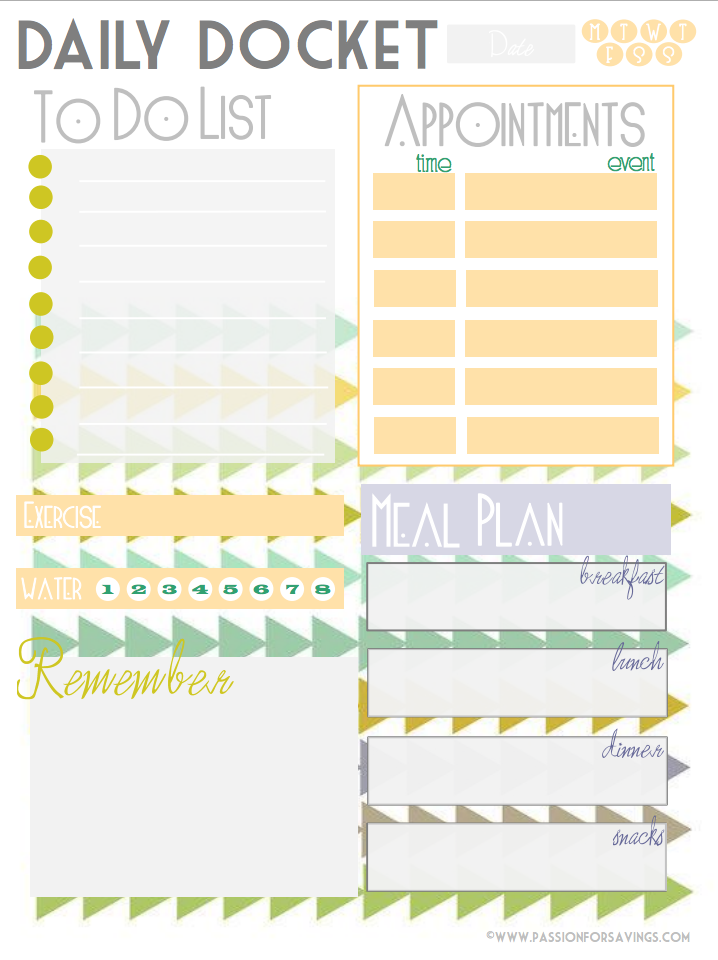 Daily To Do List Free Printables