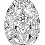 Detailed Easter Egg Coloring Pages At GetDrawings Free