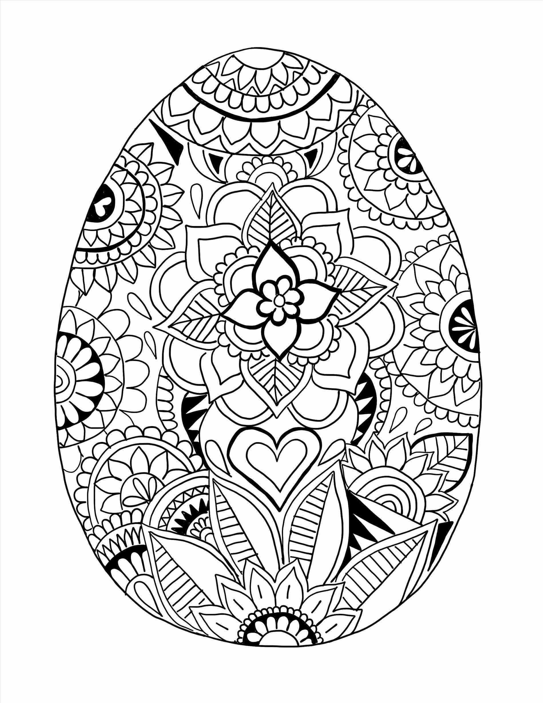 Detailed Easter Egg Coloring Pages At GetDrawings Free