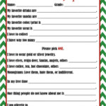 Detailed Secret Santa Questionnaire By Mrs Word S Works TpT