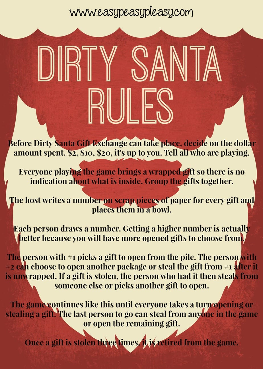 Dirty Santa Lottery Tickets The Perfect Gift Easy 