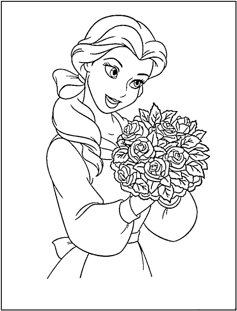 Disney Princess Coloring Pages Free Printable