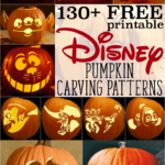 Disney Pumpkin Stencils Over 130 Printable Pumpkin Patterns