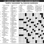 Downloadable Crossword Puzzle For May 11 2017 The