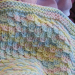 Dragon Baby Blanket Easy Level Knitting Pattern Knitted