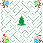 Dynamic Christmas Maze Printable Derrick Website