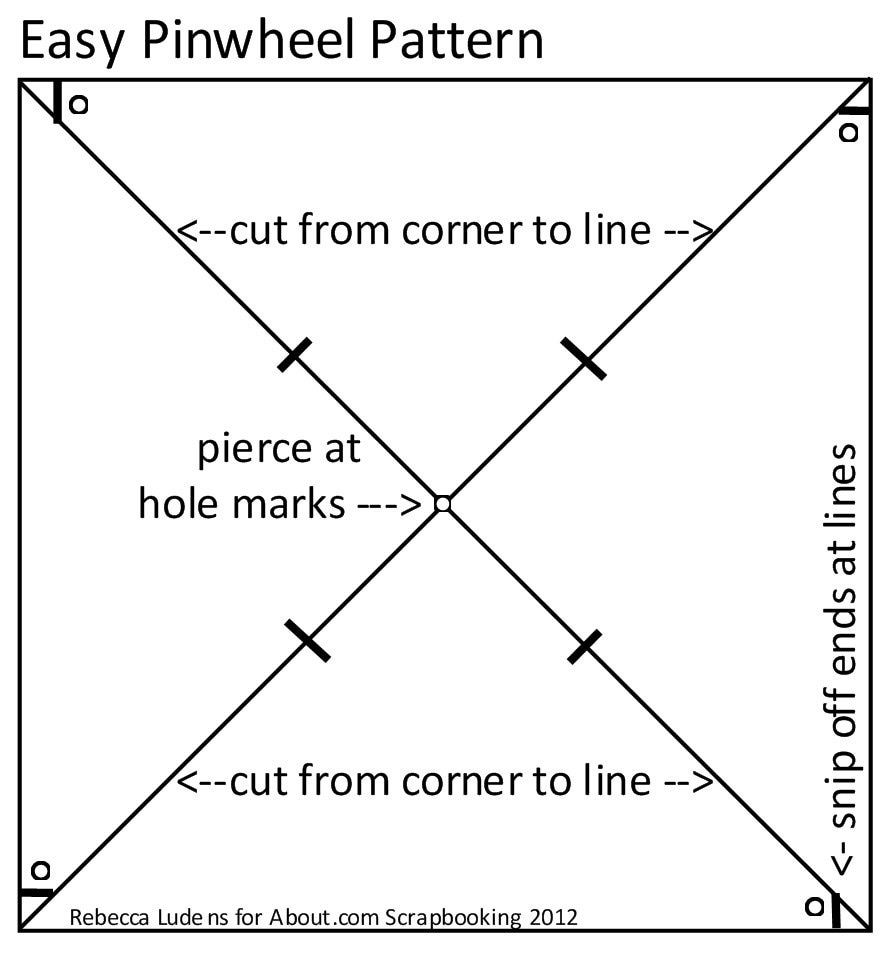 Early Play Templates Make A Pinwheel Printables And Tutorials