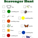 East Coast Mommy Nature Scavenger Hunt With Free Printable