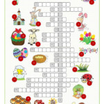 Easter Crossword Puzzle Worksheet Free ESL Printable