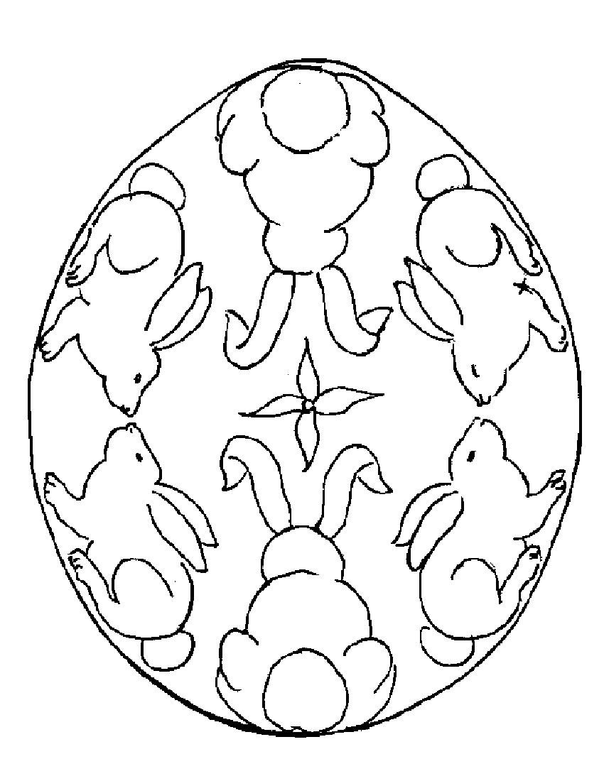 Easter Pages To Color Coloring Pages