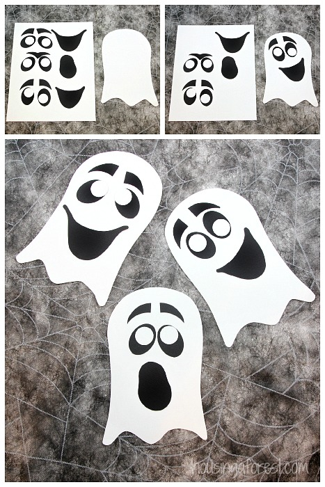 Easy Ghost Craft For Kids Housing A Forest