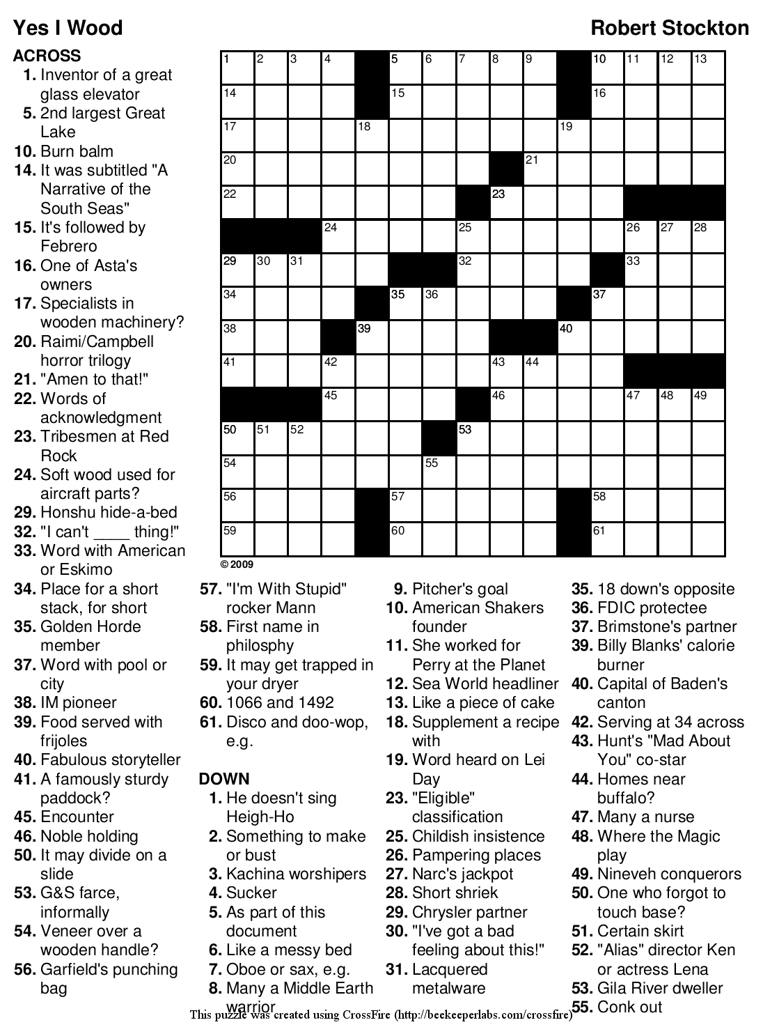 Easy Printable Crossword Puzzels InfoCap Ltd 