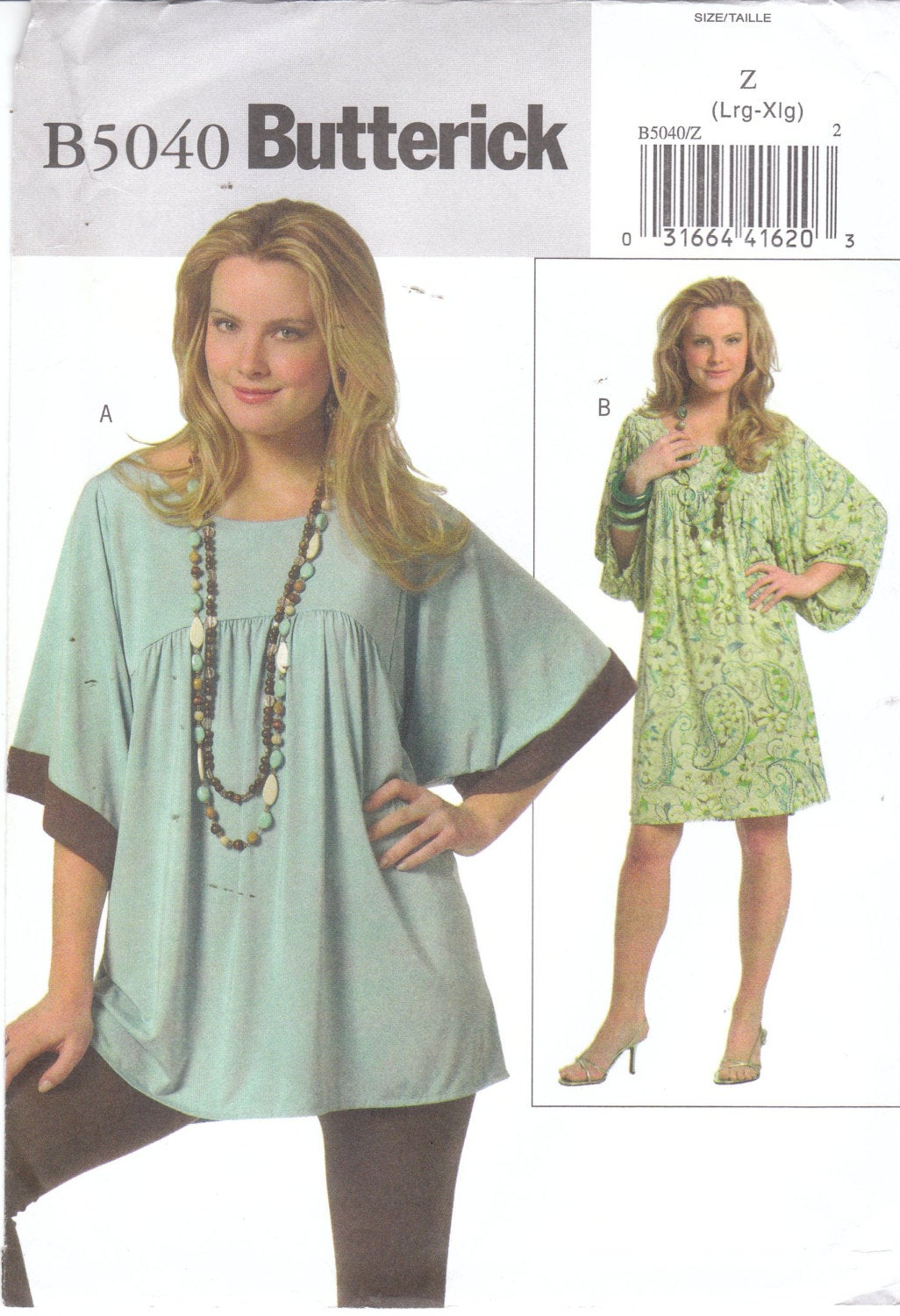 Easy Sewing Pattern For Womens Plus Size Loose Fitting