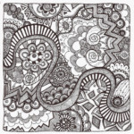 Easy Zentangle Coloring Pages At GetColorings Free