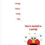 Elmo FREE Printable Birthday Party Invitation Personalized