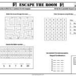 Escape The Room Worksheets In 2021 Worksheets Teaching