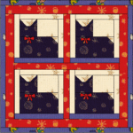 Fairly Simple Pieced Cat Pattern Cat Quilt Patterns