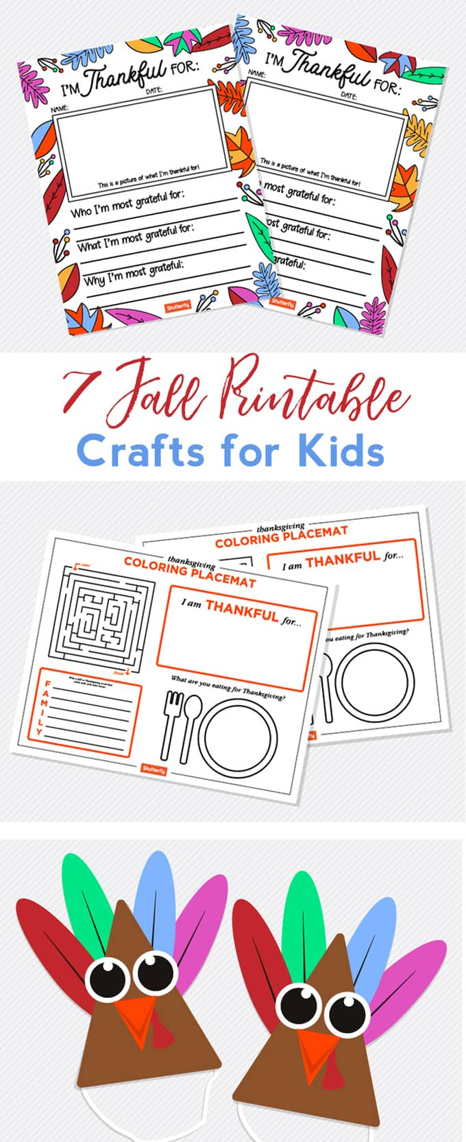Fall Crafts For Kids With Free Printables