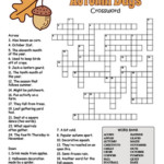 Fall Crossword Puzzle Worksheet 4 Versions By Puzzles To
