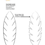 Feather Template Printable Free Cut Out Feather