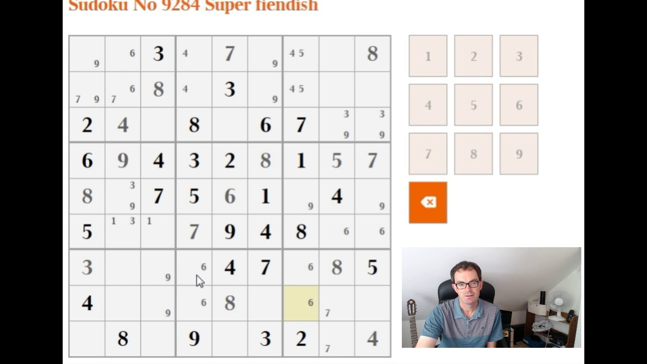 Fiendish Sudoku Printable Sudoku Printable