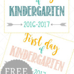 FIRST DAY OF SCHOOL SIGNS FREE PRINTABLES Pre School