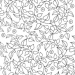 Floral Pattern Coloring Page Free Printable Coloring Pages