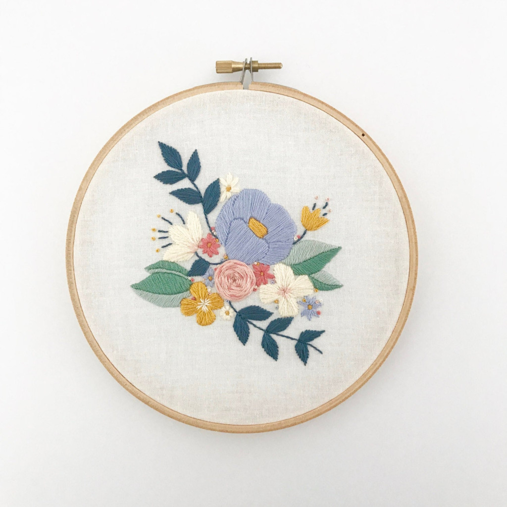 FLORAL SPRAY PDF Embroidery Pattern Digital Download