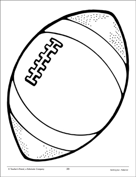 Football Large Pattern Printable Clip Art And Images