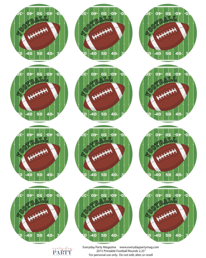 Football Party Printables Everyday Party Magazine