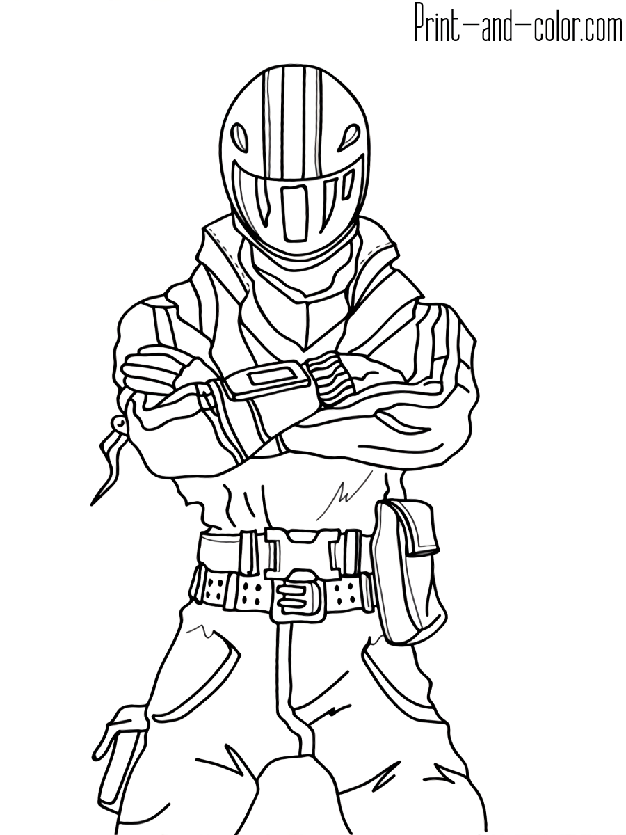 Fortnite Coloring Pages Print And Color