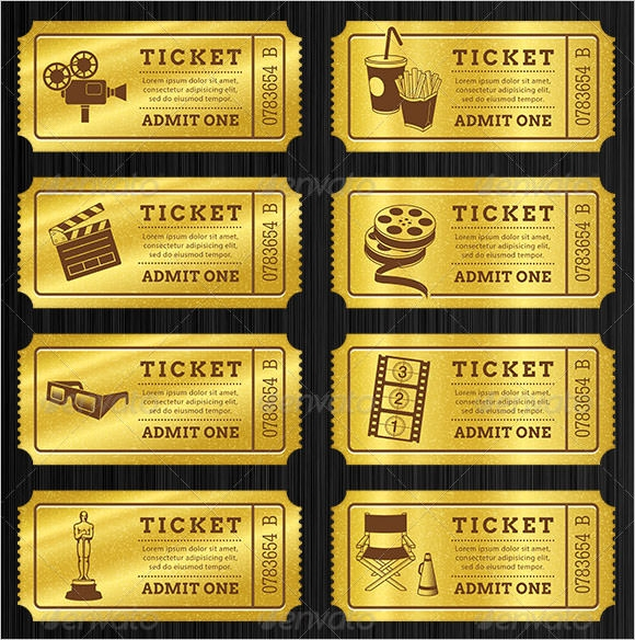 FREE 17 Sample Blank Ticket Templates In AI InDesign 