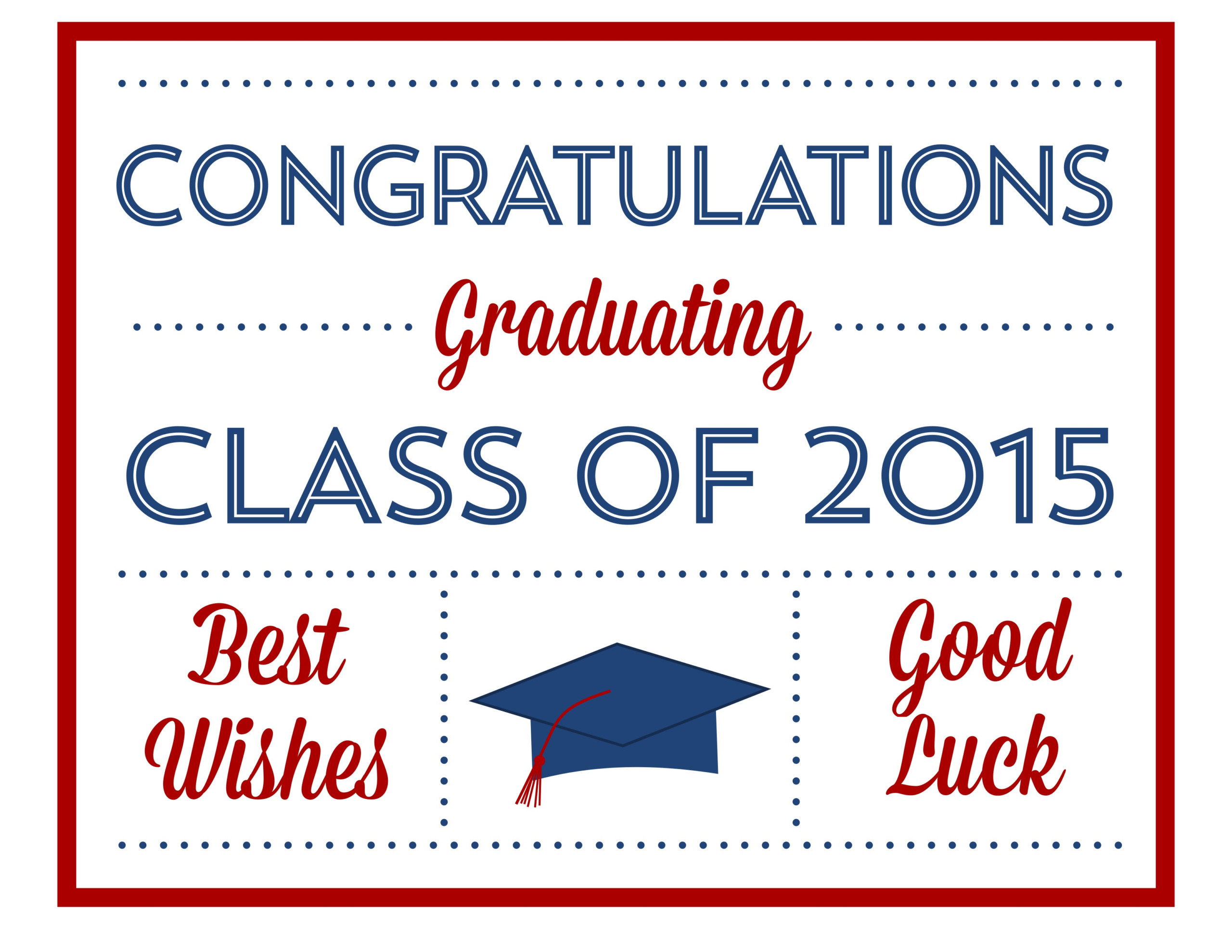 Free 2015 Graduation Printables Catch My Party