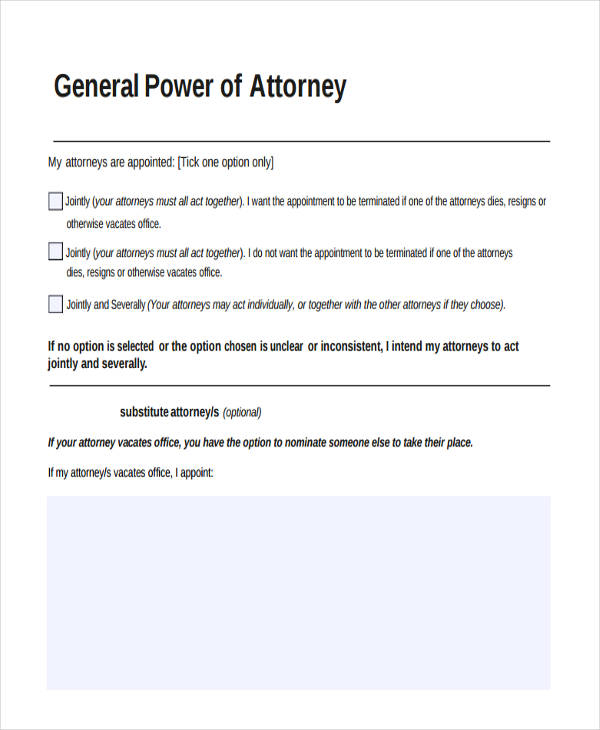 FREE 24 Printable Power Of Attorney Forms In PDF MS Word