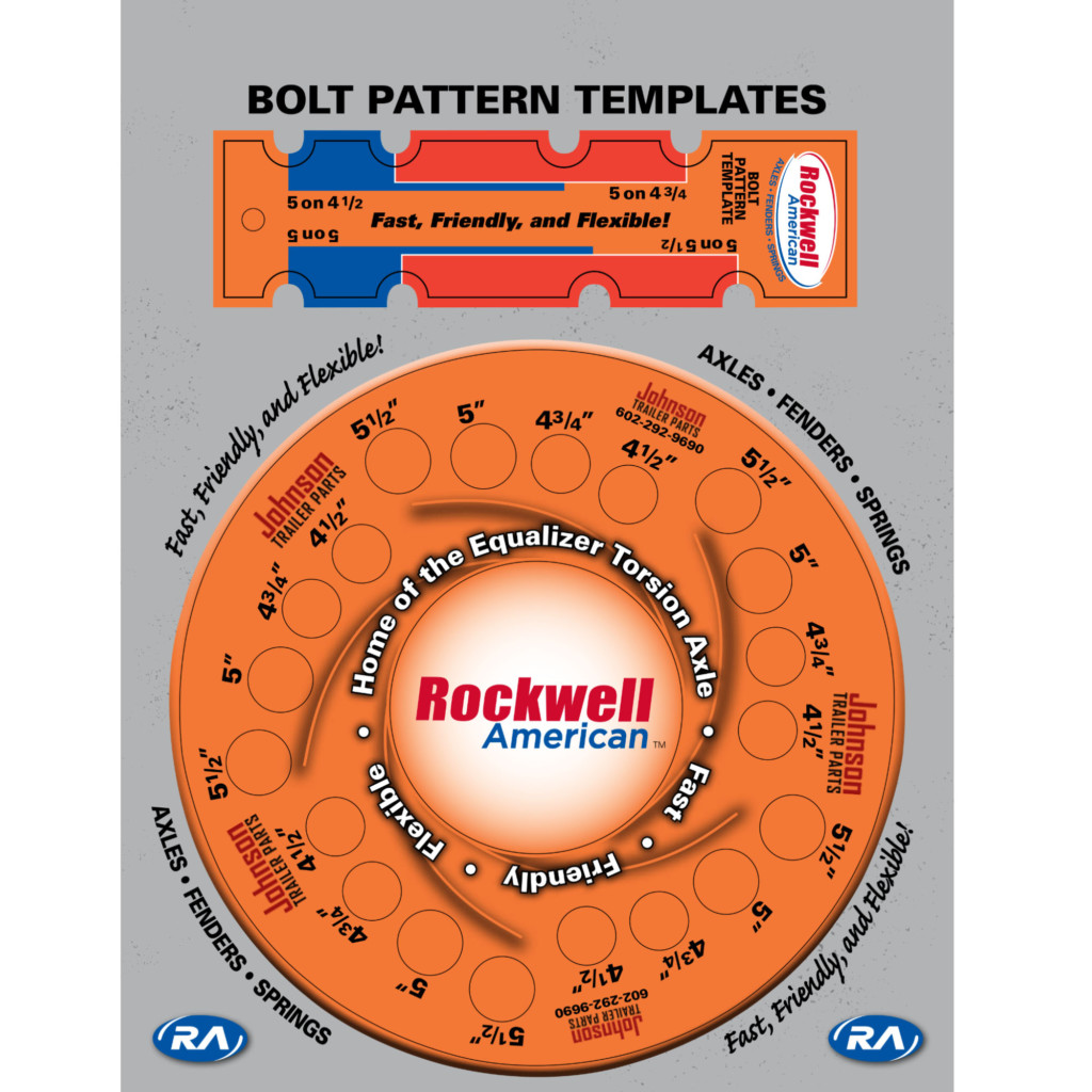 Free 5 Lug Bolt Pattern Template Johnson Trailer Parts