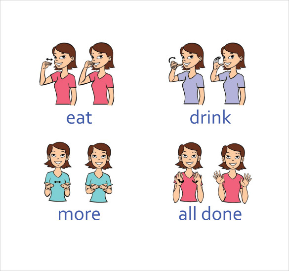 FREE 6 Sample Baby Sign Language Chart Templates In PDF