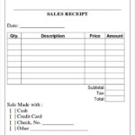 FREE 7 Printable Sales Receipt Samples In MS Word PDF