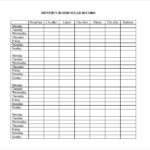 FREE 7 Sample Blood Glucose Chart Templates In PDF