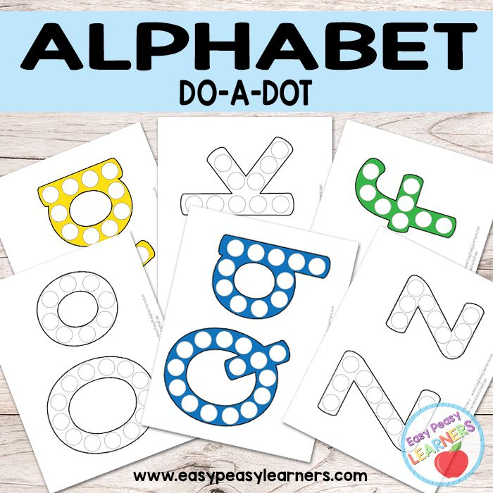 Free Alphabet Do A Dot Printables With Images Do A Dot 