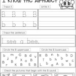Free Alphabet Practice Printables Kindergarten Morning