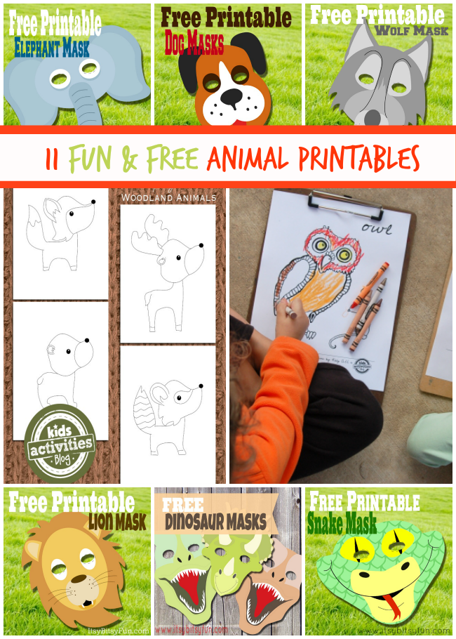 Free Animal Printables Montessori Nature