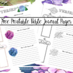 Free Bible Journaling Printables Including One You Can