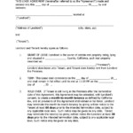 Free California Residential Rental Agreement PDF Word