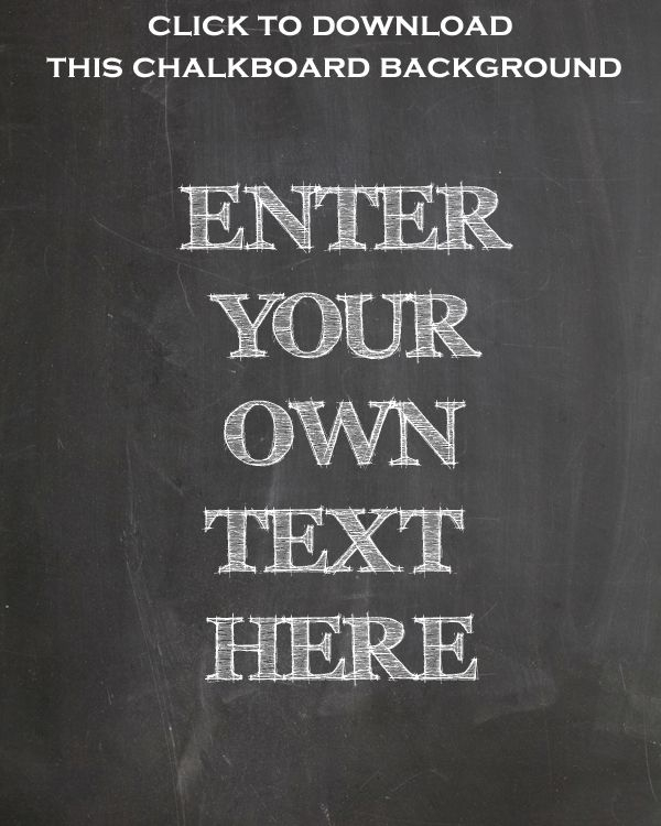 FREE Chalkboard Fonts For Wedding Signs Printable 