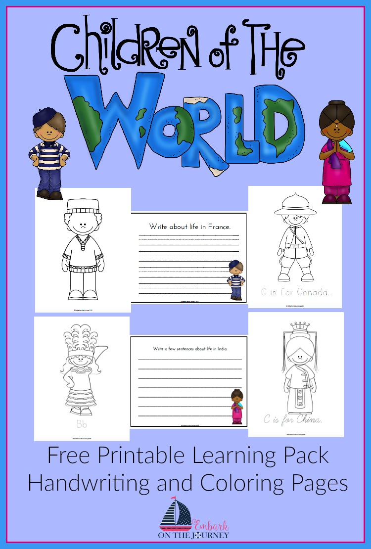 FREE Children Of The World Printable Free Homeschool Deals