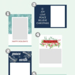 Free Christmas Card Templates The Crazy Craft Lady