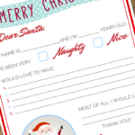 Free Christmas Wish List Printable The Organized Dream