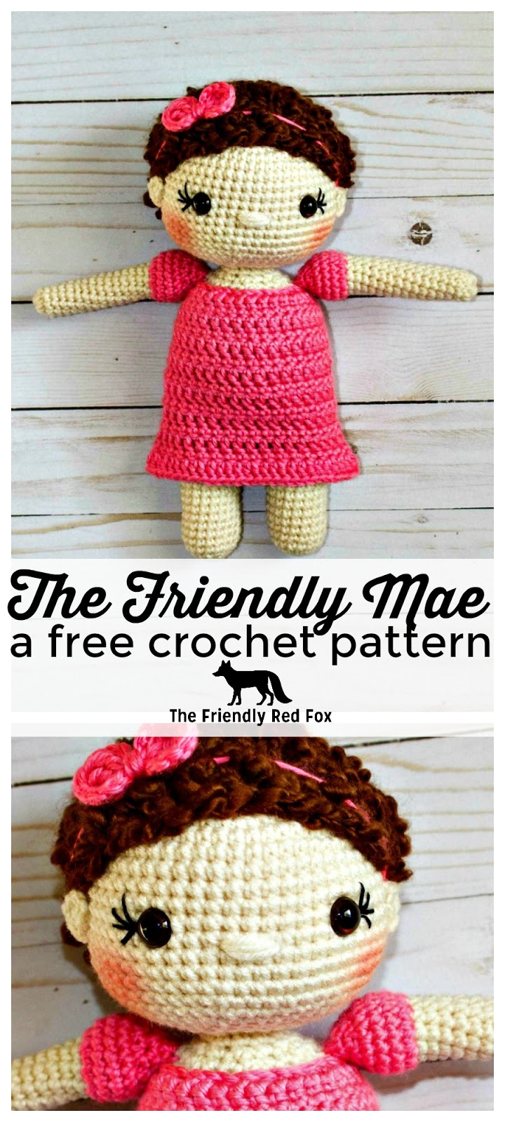 Free Crochet Doll Pattern The Friendly Mae 