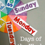 Free Days Of The Week Printable Spinner NurtureStore